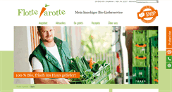 Desktop Screenshot of flottekarotte.de